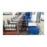 Thickness 2.5 - 2.8mm Twice Waves Guardrail Forming Machinery With Gearbox Drive