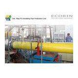 Polyurethane Pipe Insulation Continuous Production Line With Extruder Machine