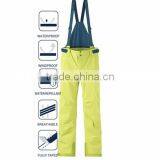 Functional Elastic Belt Yellow Ski Pants for Men thumbnail-1