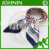 Latest Comfortable Digital Print Colorful JOHNIN Brand Square Silk Satin Scarves thumbnail-2
