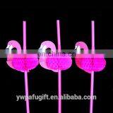 Flamingo Plastic Drinking Straw