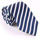 Self-fabric Silver Polyester Woven Necktie Summer Mens Suit Accessories