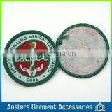 Custom Round Designs Woven Badge for Clothing thumbnail-4