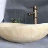 Chna Honey Onyx Bathroom Wash Oval Basin Luxury Onyx Vessle Sink