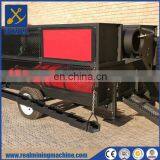 Complete and fully mobile gold recovery system gravity separator trommel screen