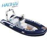 15.7 ft Rigid Hull Inflatable Boat Fiberglass Rib 480 for Sale Inflatable Rib Tender thumbnail-3