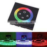 DC12-24V Wall-mounted Touch Panel RGB Dimmer Controller For LED Strip Lighting thumbnail-5