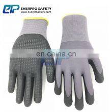 15 Gauge Spandex Nylon Touch Screen Micro Foam Nitrile Coated Gloves With Dotted thumbnail-2