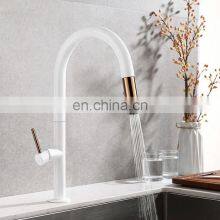 Square Brass Single Handle Health Kitchen Faucet Mixer Tap