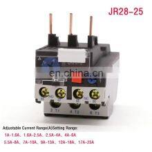 JR28-25 Thermal Overload Relay LR2D13 Adjustable Thermal Relay Electric Relays 1.6A 2.5A 4A 6A 8A 10A 13A 18A 25A thumbnail-2