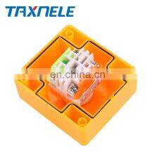 LAY37-11ZS Mushroom Emergency Stop Button Switch Plastic Shell Red Sign Push Button Switch DPST AC 660V 10A NO+NC thumbnail-5