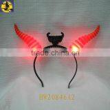 Big Red Ox Horn Headband With LED for Halloween thumbnail-1