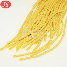 Custom Polyester Round Cord With Core Injetion Palstic Aglet Accept 8 kg Tensile Test Shoelace Aglet thumbnail-3