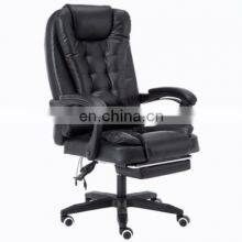 Cheap Price Manufacturer High Quality Tested Certificate Leather Ergonomic Massage Swivel Reclining Office Chair for Adult thumbnail-4