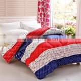 latest design best quality China manufacturer polycotton luxury comforter set / kantha quilt fabric