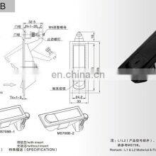 MS708B Zinc Alloy Standard Styles Machinery Cabinet Plane Locks Electrical Cabinet Hardware Plane Locks thumbnail-4