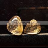 Natural Rutile Quartz Cabochon Gemstone