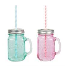 Color Glass Mason Jar thumbnail-3