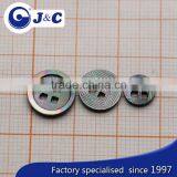 Black MOP Shell Buttons, Mother of Pearl Shell Buttons With Square Holes