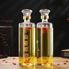 Handcrafted Glass Bottle Wine Decanter With Unique Shape Wine Bottle thumbnail-4