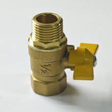 1/2Internal and External Threaded Ball Valve， Gas Professional Ball Valve，Kitchen Gas Fittings， Copper Ball Valve，Gas Valve Switch thumbnail-3