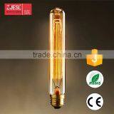 vintage T10-185 long light Edison bulb wholesale chinese factory 220-240V 40/60W                        
                                                Quality Choice