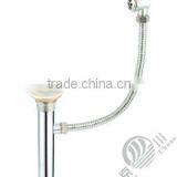 Brass Basin Chrome Finish Plug Waste Drainer no Overflow Hole thumbnail-1