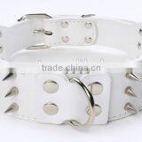 Wholesale Three Rows of Sharp Nails Pet Collars pu Dog Collar thumbnail-4