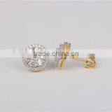 Hot Direct Sale Fashion White Zircon 925 Silver Jewelry Stud Earring thumbnail-4