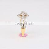 925 Sterling Silver Engraved Engagement Ring for Bridal Wedding Jewelry thumbnail-6