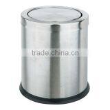 Stainless Steel Top Flip Cover Waste Bin thumbnail-2