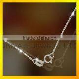 Fancy Long Chain 925 Silver Necklave Top Quality Women Necklace Jewelry thumbnail-2