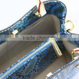 New Fashion Women Snakeskin Grain PU Leather Handbag ,ladies Shoulder Bags thumbnail-5