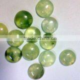 13mm Round Prehnite Gemstone Cabochons