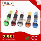 FILN Popular 8MM Plastic Yellow 36v Hot Water Tank 24 Volt Led Indicator Lights thumbnail-1