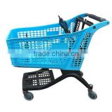 Pure Plastic Hot Sale Hand Shopping cart with chair