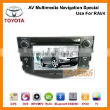 Car DVD Player for Toyota RAV4--Yotoon Newest 7 Inch GPS Car DVD System AV Multimedia Navigation Special Use for Toyota RAV4