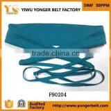 Fashion Blue Newest Designs Hot Sale Lady Sweater Belt 2016