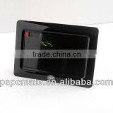 Black 7 Inch Digital Photo Frame CE RoHS