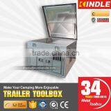 OEM and ODM Factory Carry-on Aluminum Diamond Plate Hands Held Tool Boxes