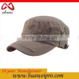 Pure Color Simple Trendy and Retro Military Army Cap Unisex Bulk Military Hat thumbnail-4