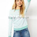 Women Autumn Fashion Solid Knitwear Pullover Sweater