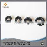 Silver/Gun Tone Shoe Shoelace Eyelets