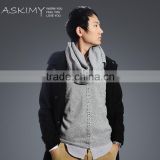 Hot sale New Style fashion men striped knitting scarf