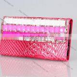 New Bling-bling Crocodile Handbag Leather Wallet Holster Flip Case thumbnail-4