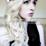 Fashion Handmade Flower Hair Wreath Artificial Flowers Head Wreath for Wedding Bridal Headdress Hairbands Hawaii Flower Wreath