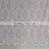 Elegant African Beautiful Big Lace Polish Big Lace Wedding Dress for Evening Dress With Breads thumbnail-4