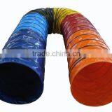 New Design 600mm Rainbow PVC Coated Dog Agility Tunnels