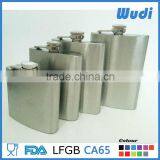 1-10 oz Stainless Steel Hip Flask for Wine ,plain for Design HF005