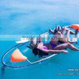 SUN LIFE SGS ISO Approved Guaranteed UV Protection glass bottom canoe